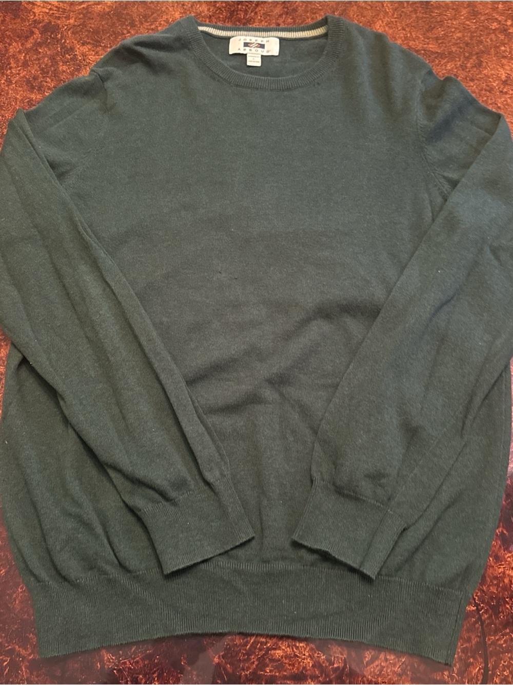 Joseph Abboud Men's Dark Green Crewneck Sweater